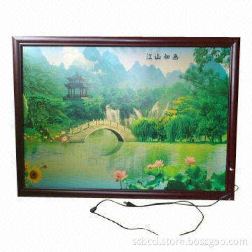 Infrared heater for warm wall decorative picture